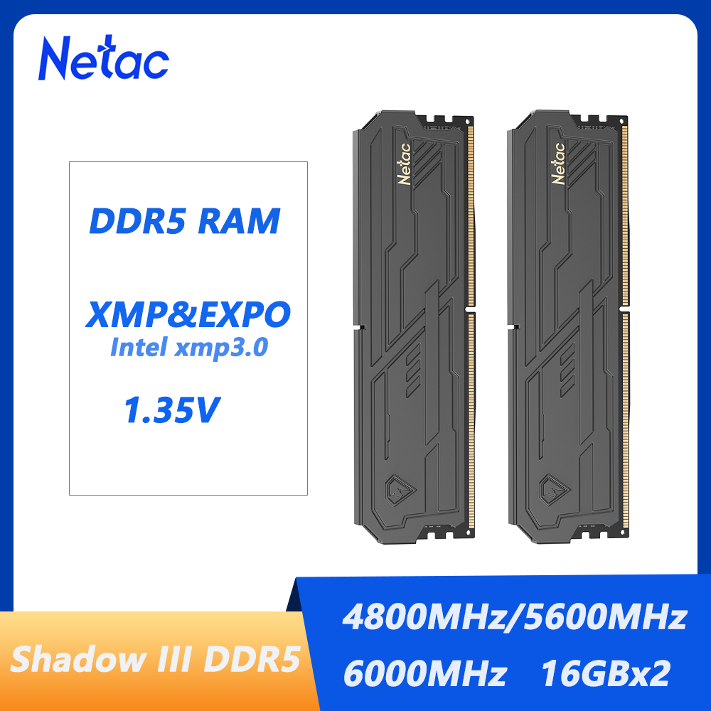 Netac DDR5 Ram Shadow III 4800 - Ddr5 16Gb 6000Mhz ulasan dan harga