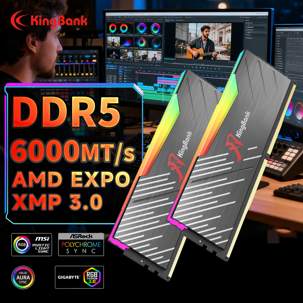 KingBank KRRB DDR5 RGB 16GB /1 - Ddr5 64Gb ulasan dan harga