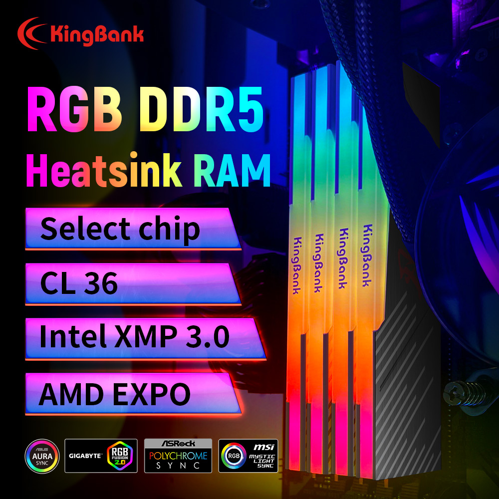 KingBank KRRB DDR5 RGB 16GB /1 - Ddr5 64Gb ulasan dan harga